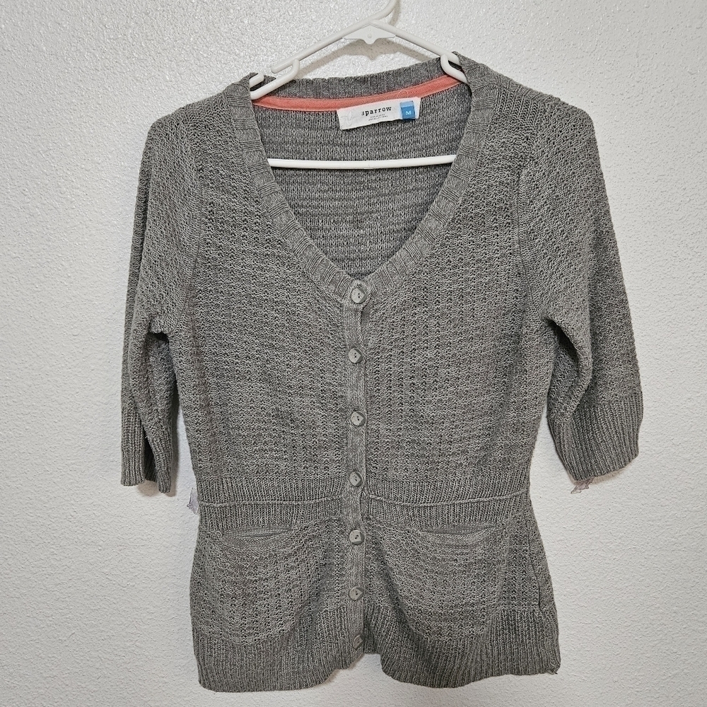 Sparrow light knit sweater size medium